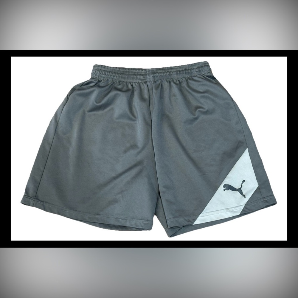 Puma Men’s Small Gray Soccer Shorts Style 703403